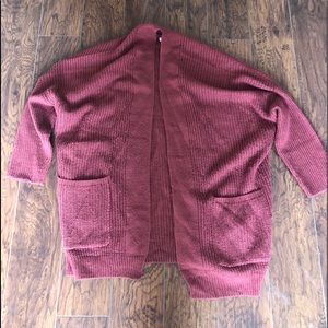 Rustic Orange/Red Cardigan